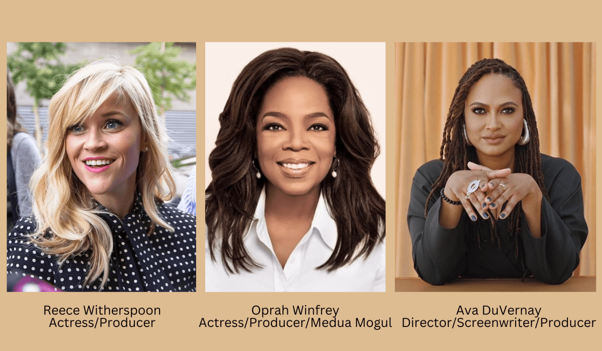 Reece Witherspoon Gprah Winfrey Ava DuVernay. Female executive building her brand through visibility strategies